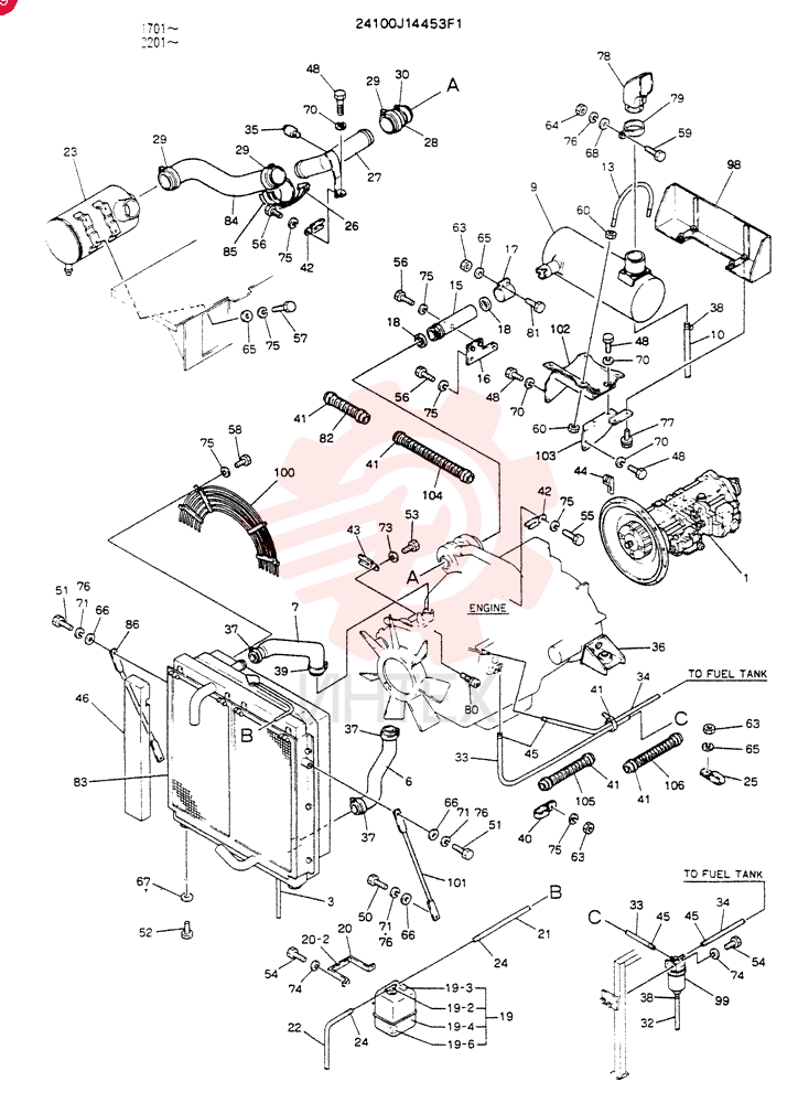 POWER-PLANT ASSY 24100J14453F1