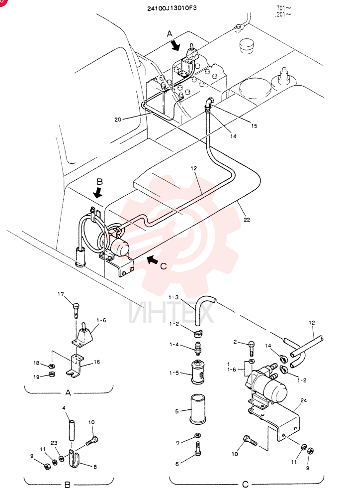 PUMP 24100J13010F3
