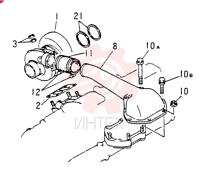 TURBOCHARGER VAME088699
