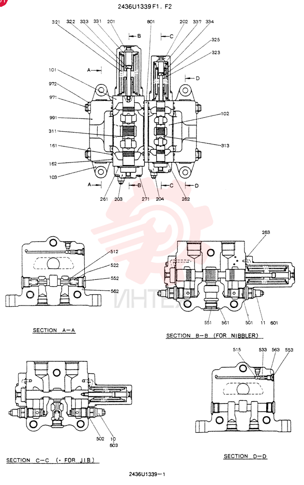VALVE 2436U1338F1