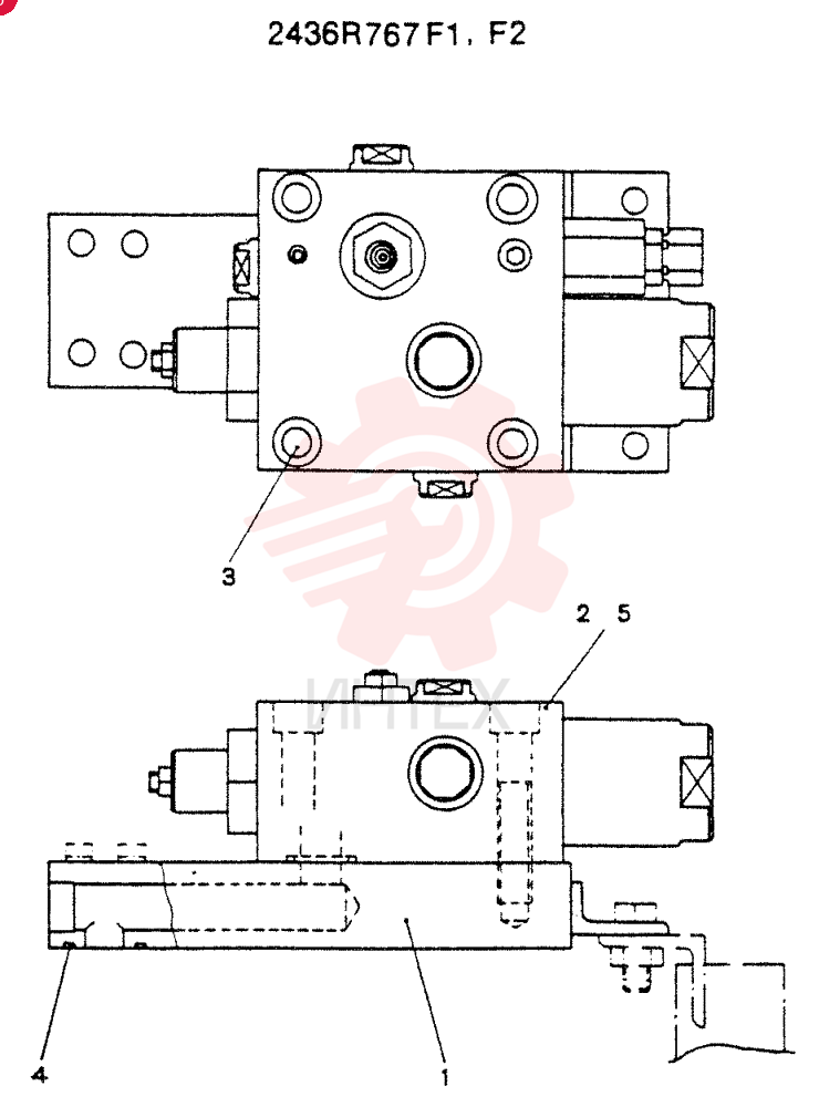 VALVE ASSY HOLDING 2436R767F1