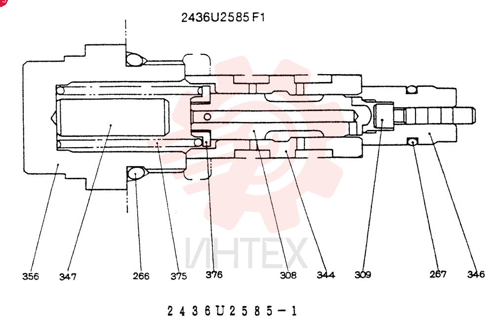 VALVE PRESSURE RELIE 2436U2585F1