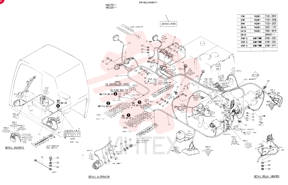 WIRE HARNESS 24100J14481F1