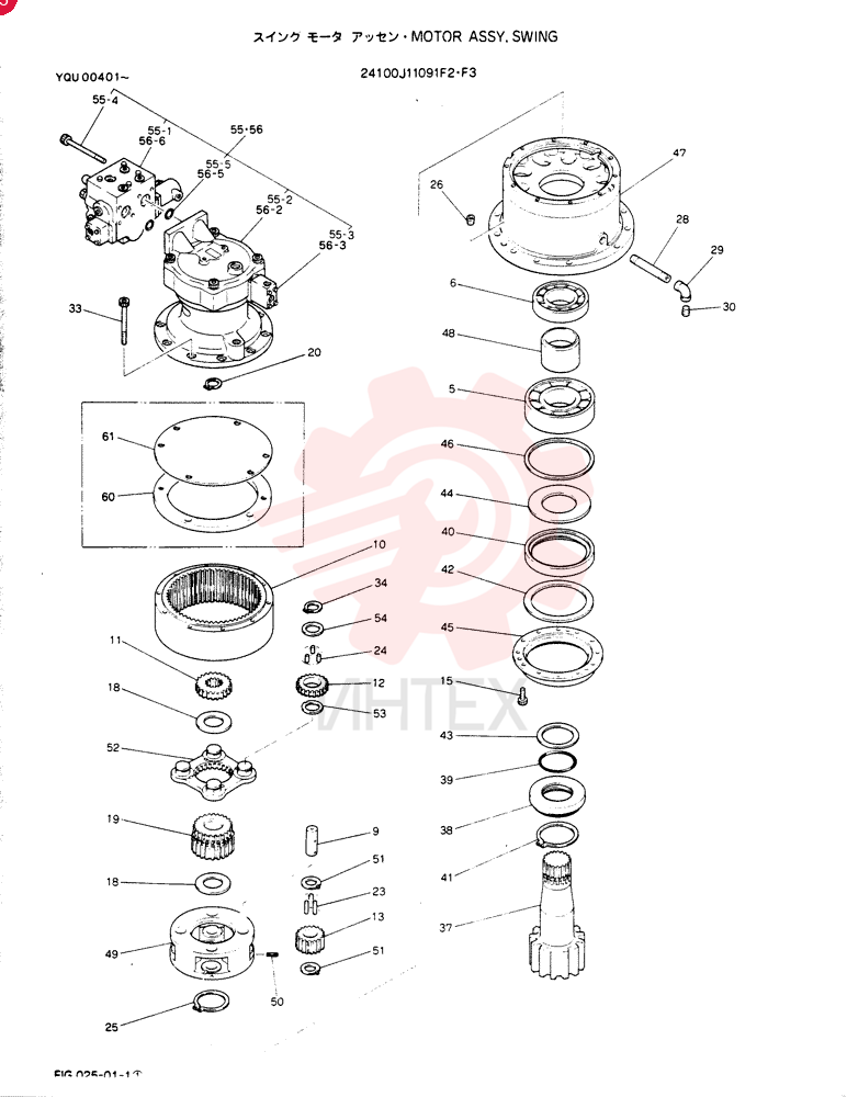 HYDRAULIC MOTOR 24100J11091F2