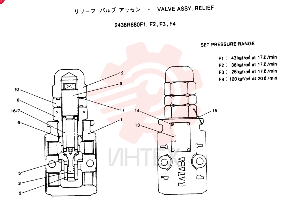 VALVE PRESSURE RELIE 2436R680F1