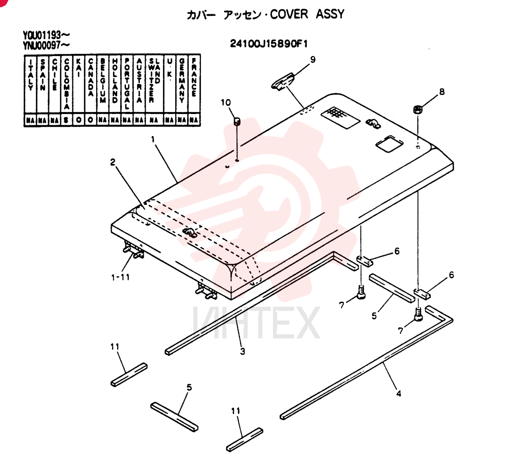 COVER ASSY 24100J15890F1