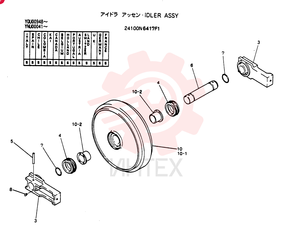 IDLER 24100N6417F1