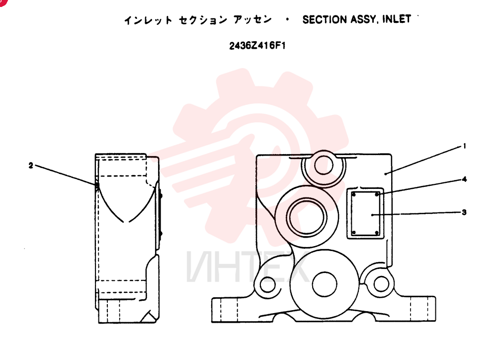 Схема (SK200LC) - MARK III EXCAVATOR BTW YQU0701 - YQU2000 (1/91-12/91) 2436Z416F1