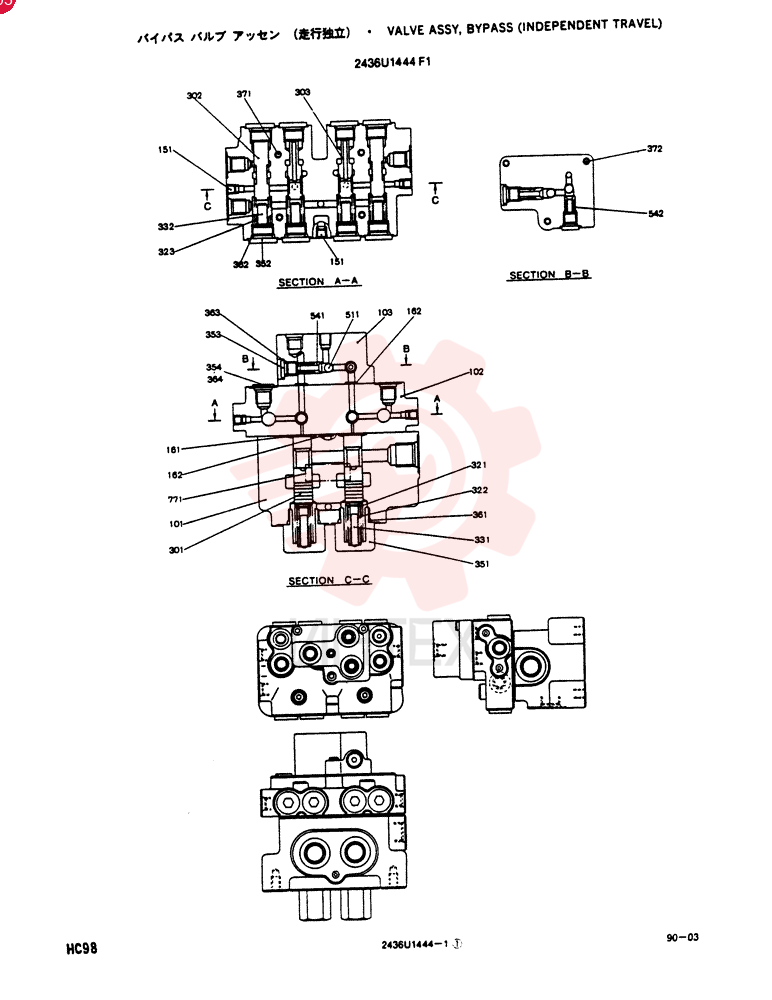 VALVE 2436U1444F1