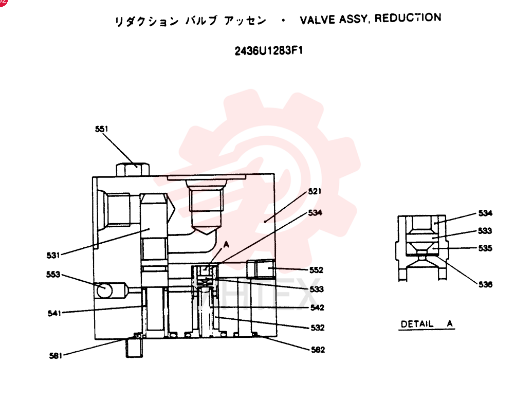 VALVE PRESSURE RELIE 2436U1283F1