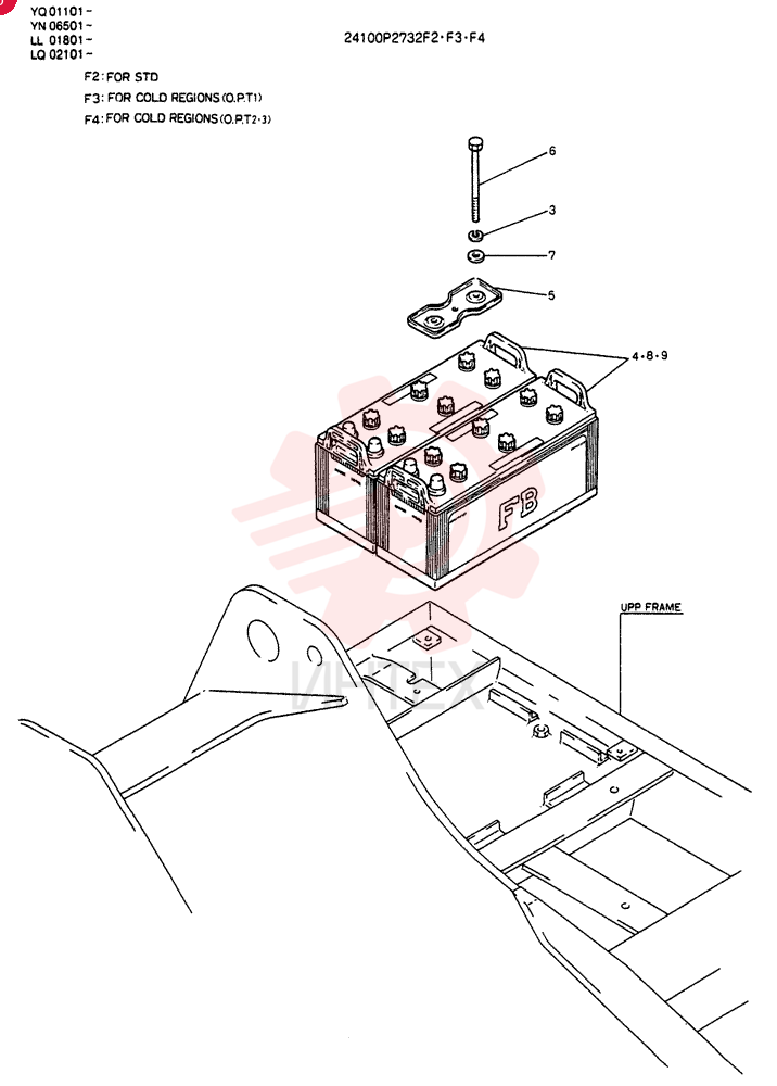 BATTERY ASSY 24100P2732P2