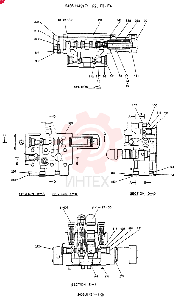 CONTROL VALVE 2436U1431F1