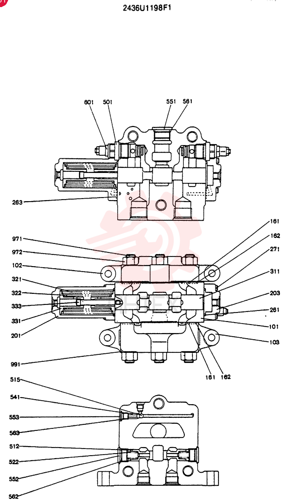 CONTROL VALVE 2436U1198F1