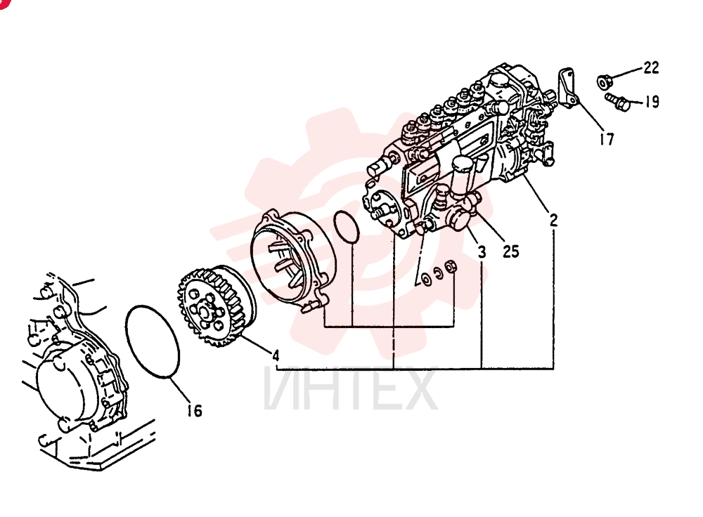 FUEL INJECTION PUMP VAME088503