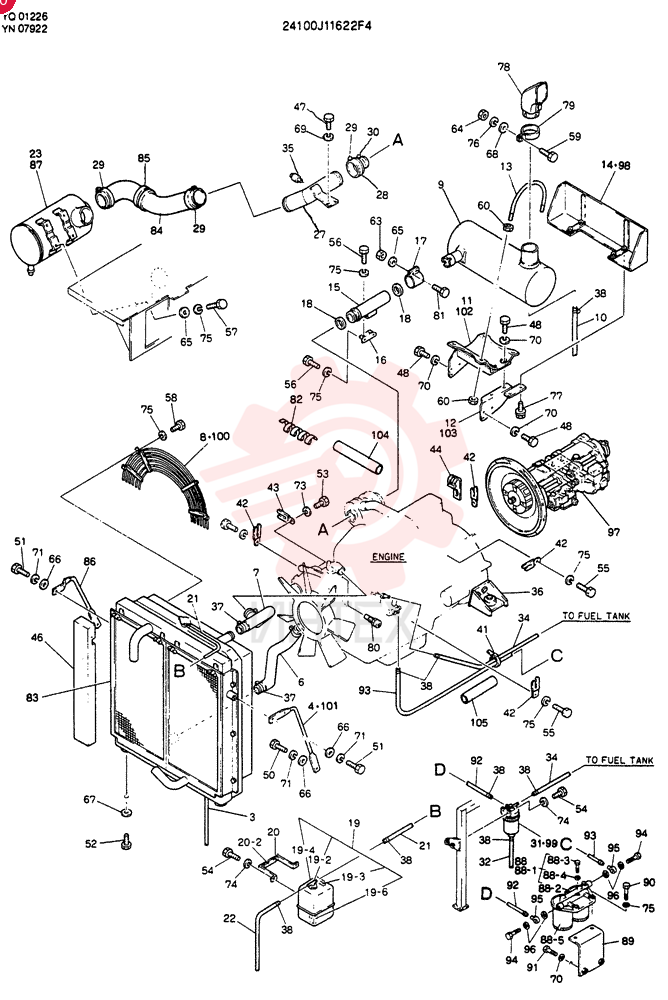 POWER-PLANT ASSY 24100J11622F4