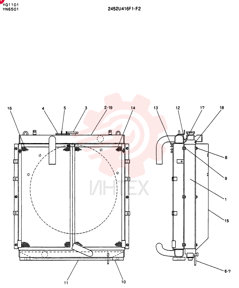 RADIATOR 2452U416F1