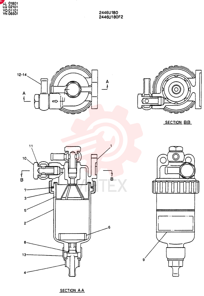 SEPARATOR 2446U180
