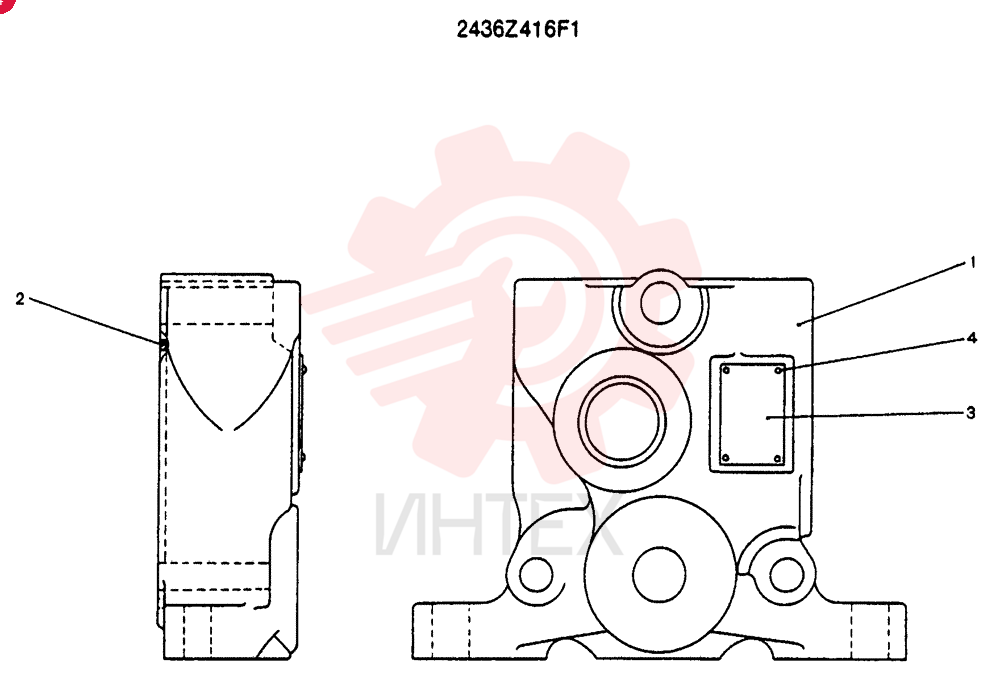 Схема (SK200LC) - MARK III EXCAVATOR YQ01226 (1/91-12/91) 2436Z416F1