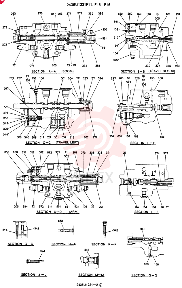 VALVE ASSY CONTROL 2436U1231F11 (2)