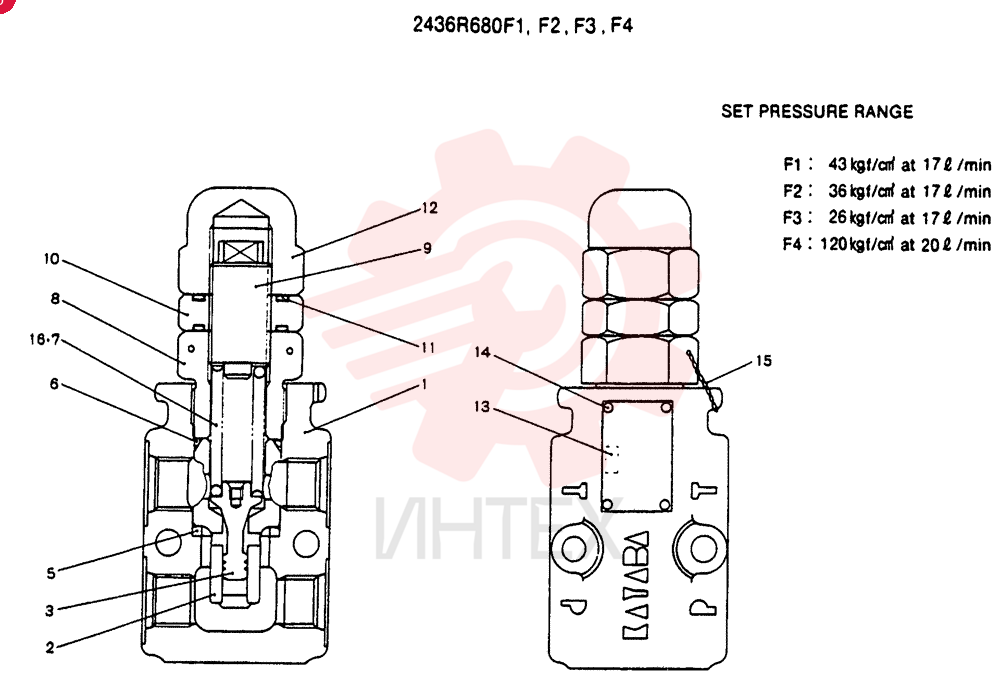 VALVE PRESSURE RELIE 2436R680F1
