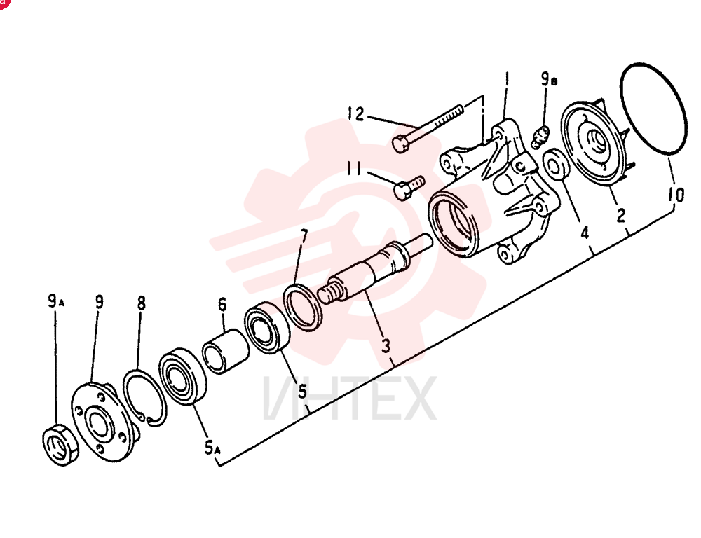 WATER PUMP VAME088301