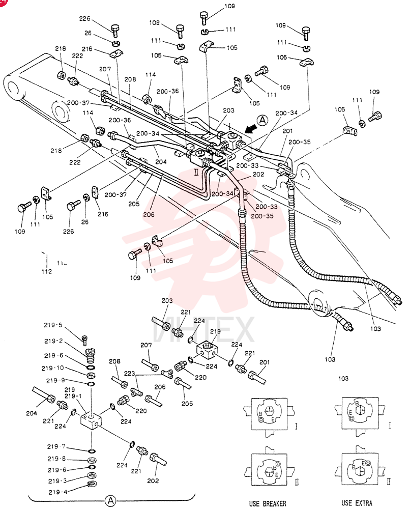 ARM ASSY 2.4M 24100J15976F5 (2)
