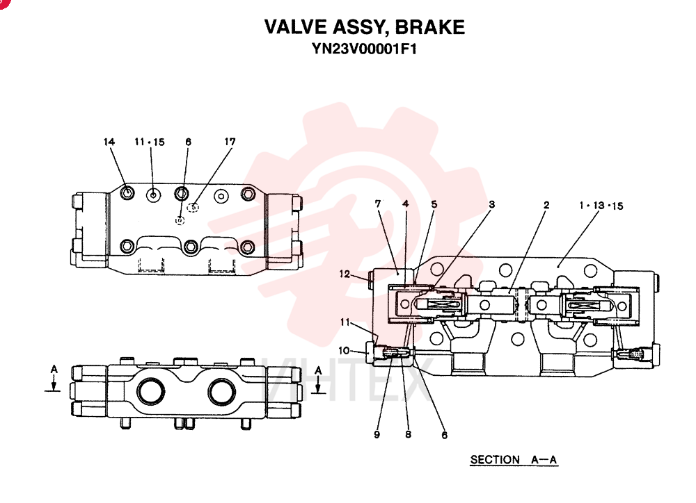 BRAKE VALVE YN23V00001F1
