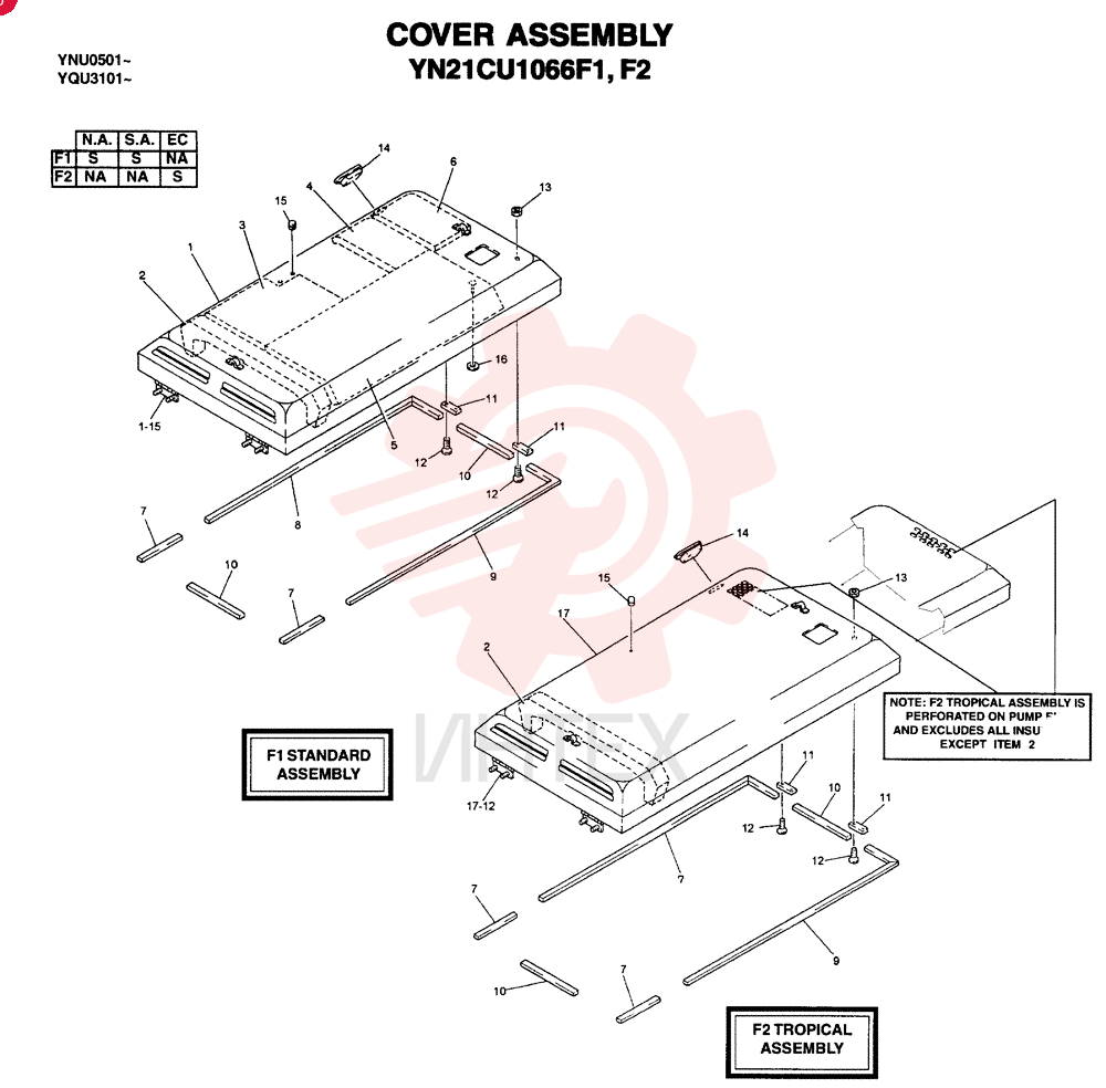 COVER ASSY YN21CU1066F1