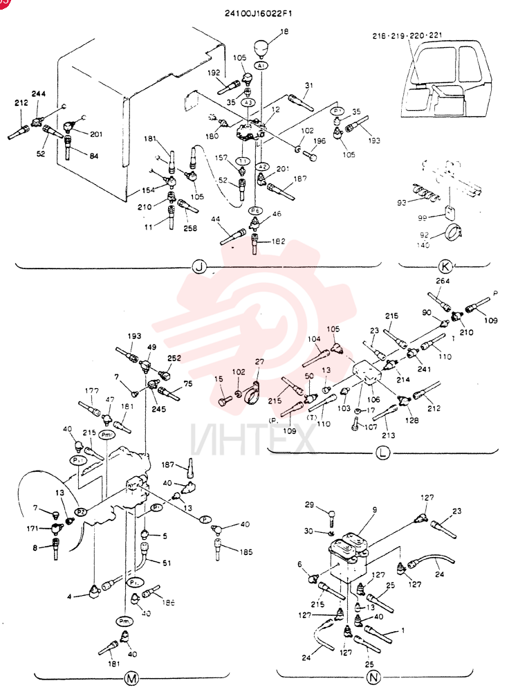 CONTROL ASSY, REMOTE 24100J16022F1 (4)