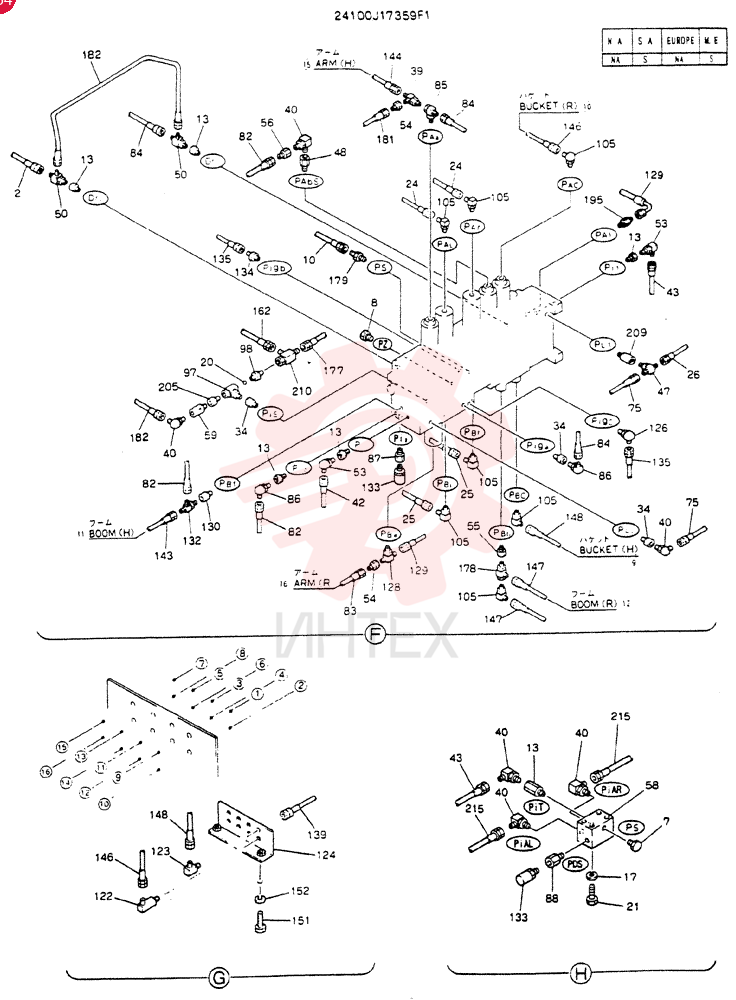 CONTROL ASSY, REMOTE 24100J17359F1 (3)