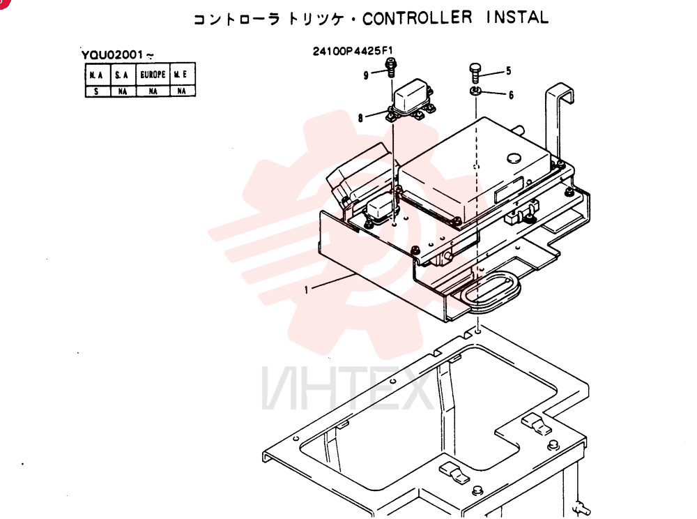 CONTROLLER INSTAL 24100P4425F1