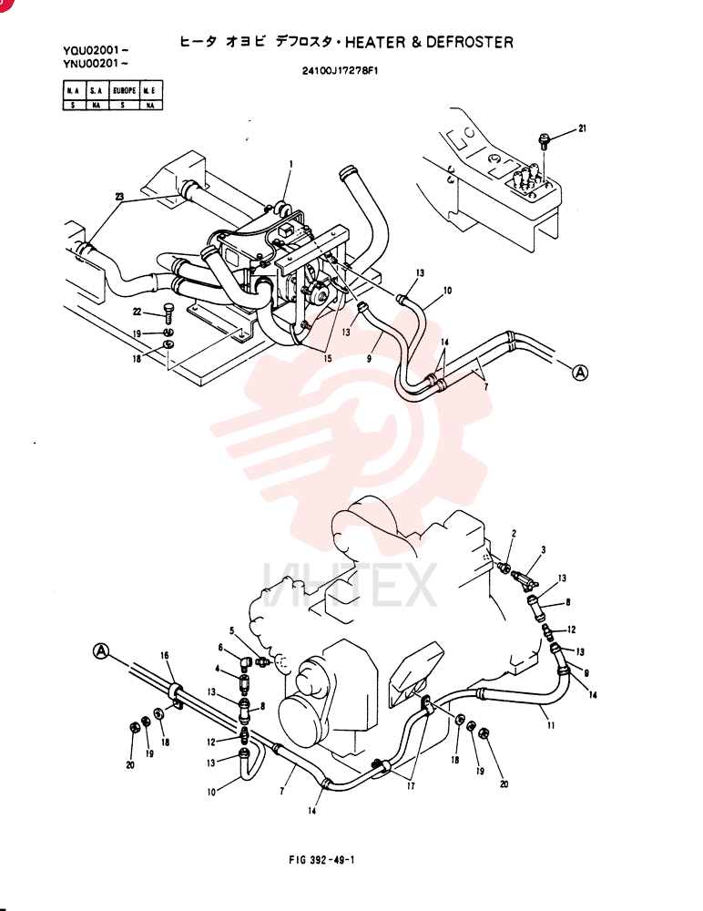 HEATER & DEFROSTER 24100J17278F1
