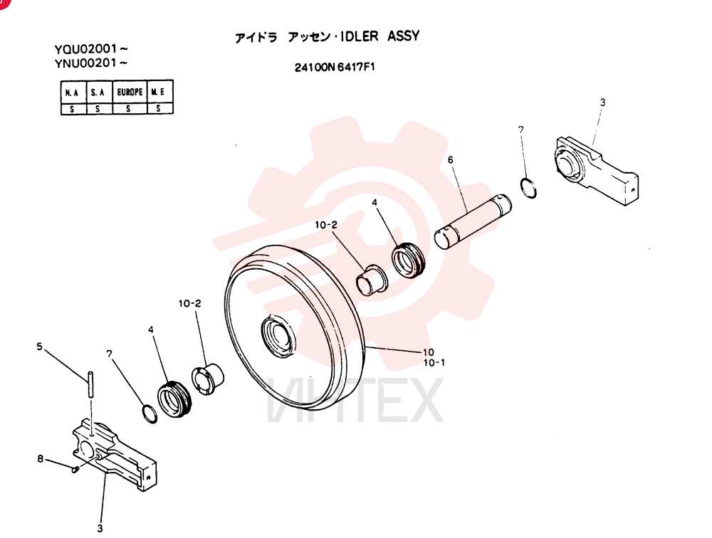 IDLER 24100N6417F1
