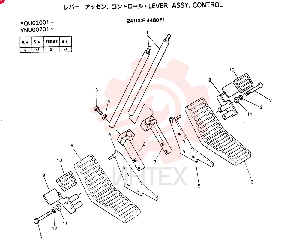 LEVER 24100P4480F1