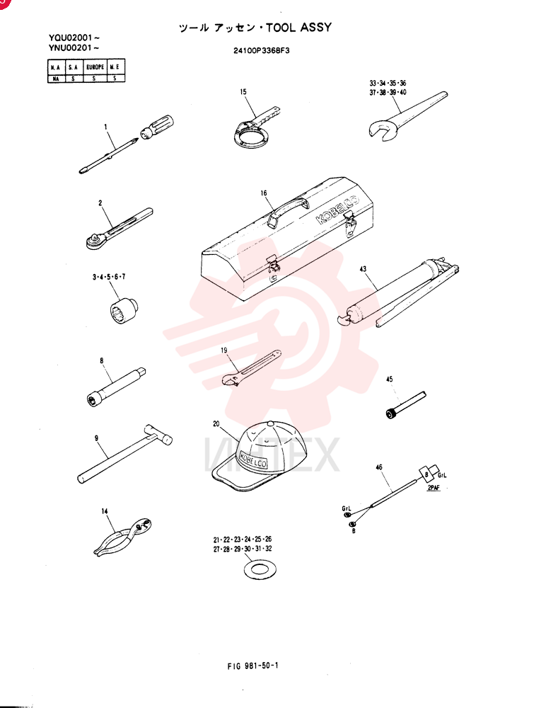 TOOL ASSY 24100P3368F3