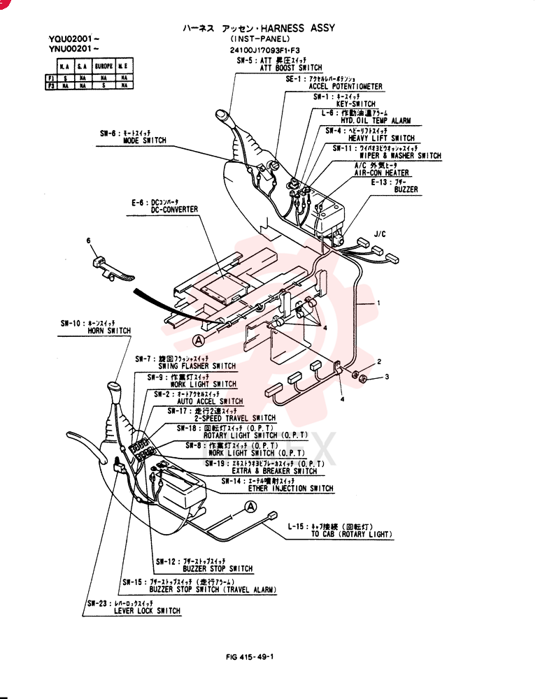 WIRE HARNESS 24100J17093F1