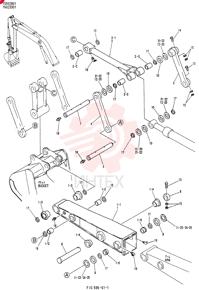 ARM ASSY, EXTENSION YN12B00099F1