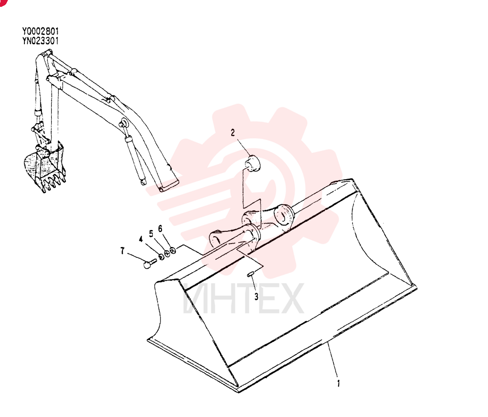 BUCKET ASSY,FINISHING YN61B00018F1