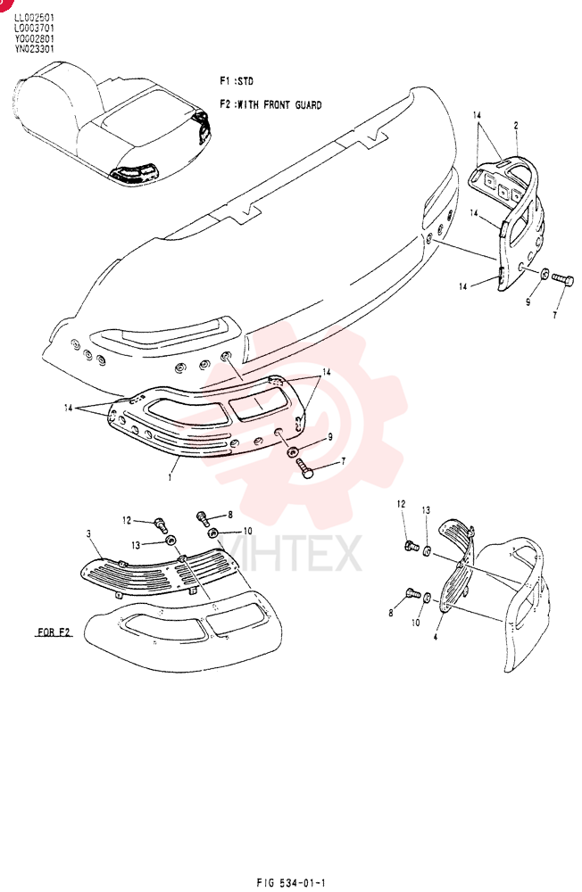 BUMPER INSTAL,(STD) YN60C00019F1