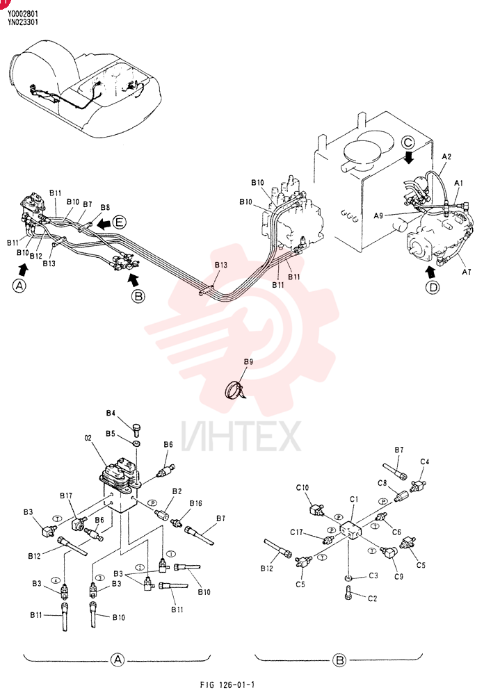 CONTROL LINES, PUMP YN06H00012F1 (2)