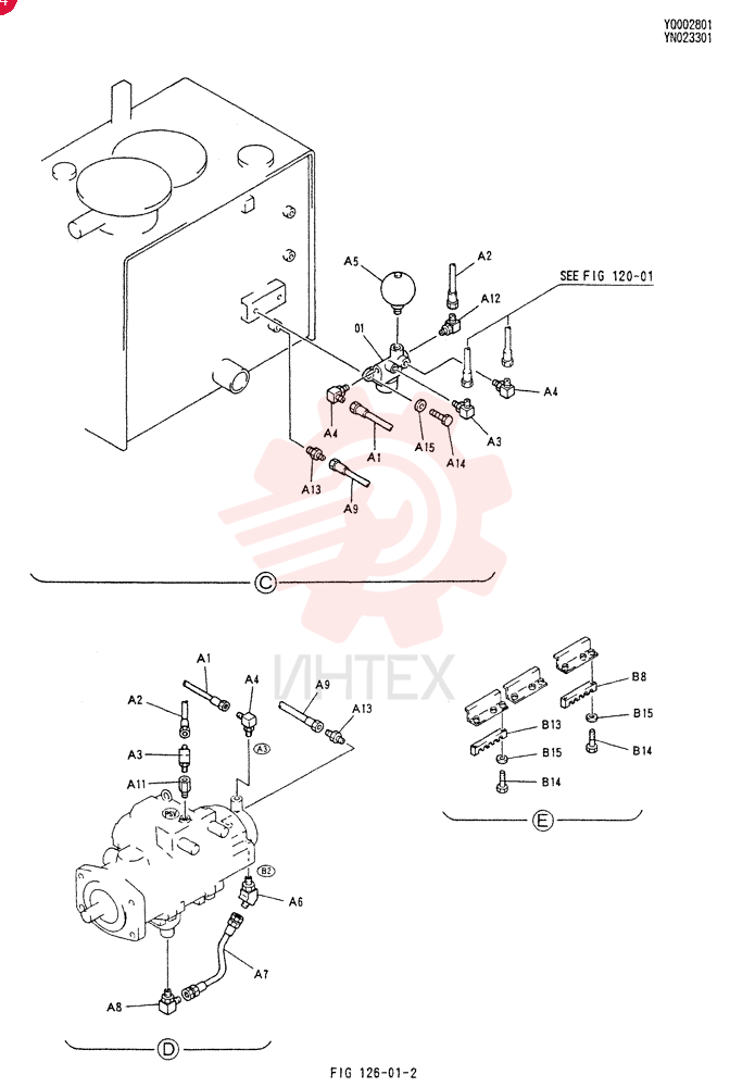 CONTROL LINES, PUMP YN06H00012F1 (1)