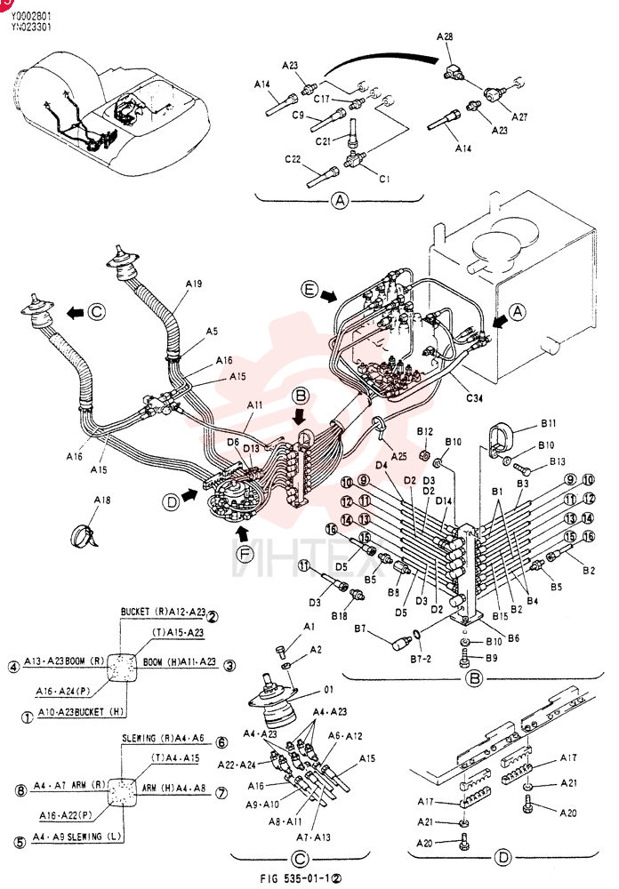 CONTROL LINES,REMOTE YN68H00017F1 (3)