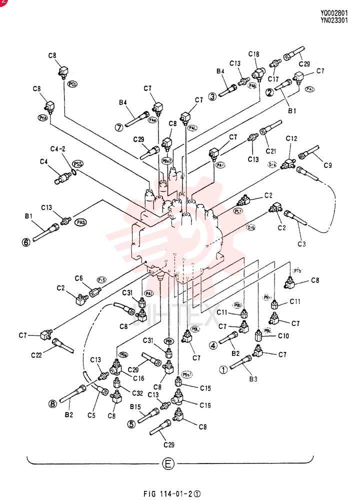 CONTROL LINES,REMOTE YN68H00017F1 (4)