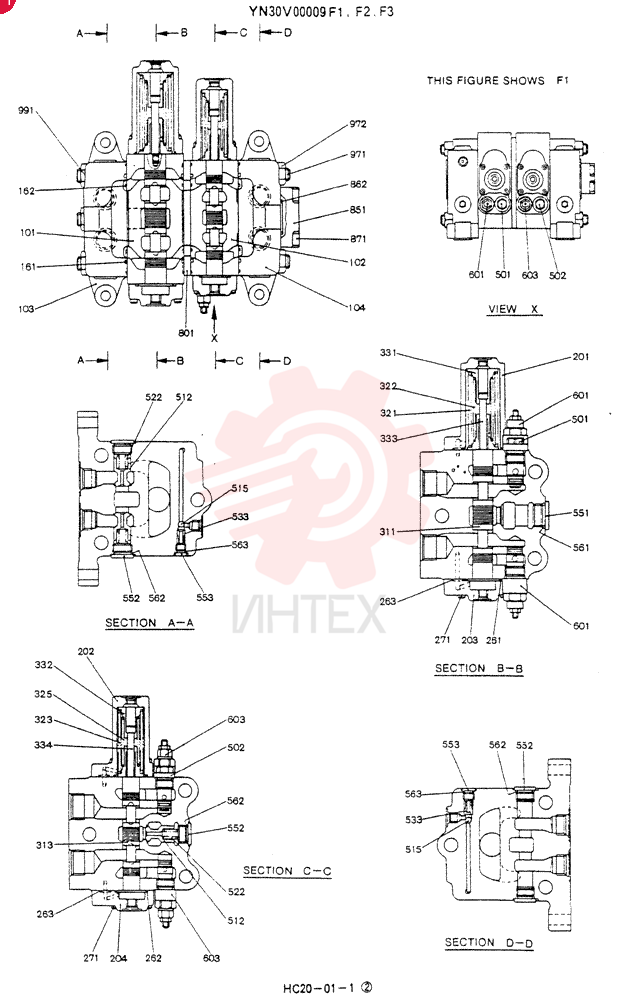 CONTROL VALVE YN30V00009F1 (2)