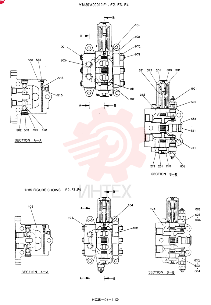 CONTROL VALVE YN30V00011F1