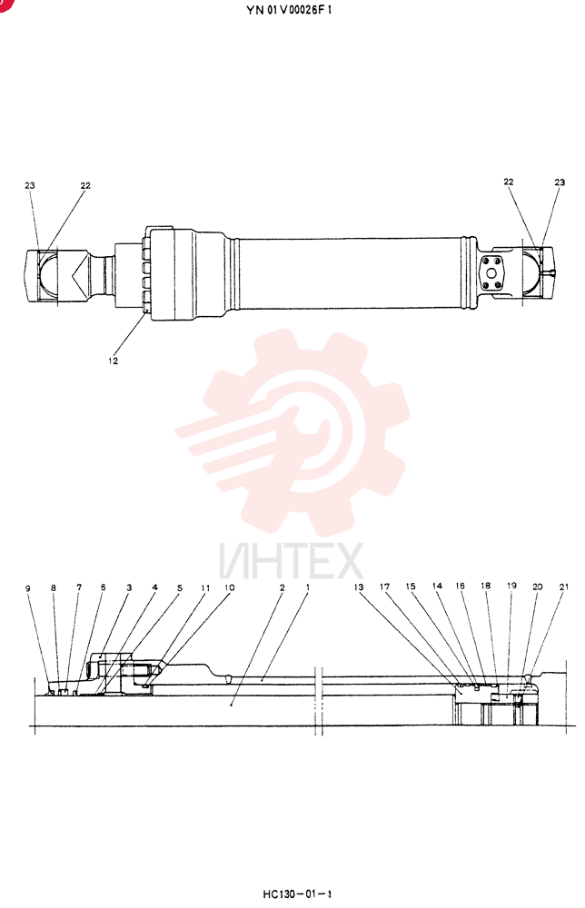 CYLINDER ASSY, JIB YN01V00026F1