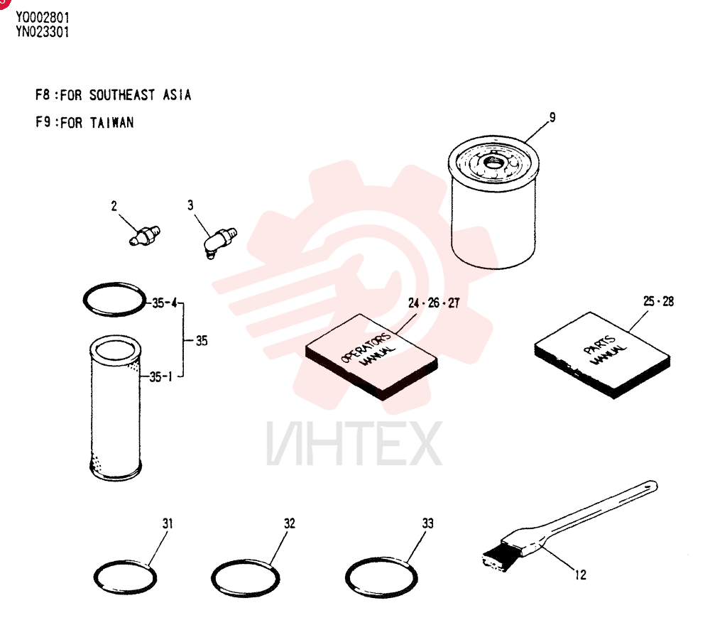 ELEMENT KIT,(FOR SOUTHEAST ASIA) YN30T00001F8