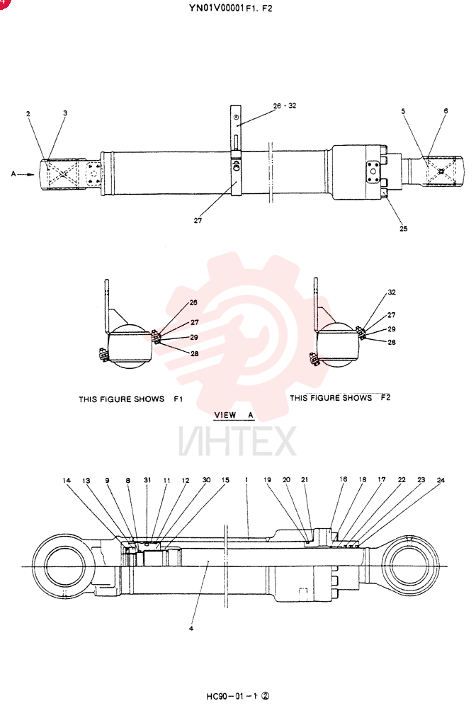 HYDRAULIC CYLINDER YN01V00001F1