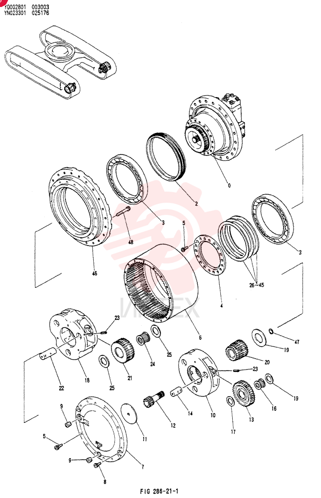 HYDRAULIC MOTOR YN53D00001F2