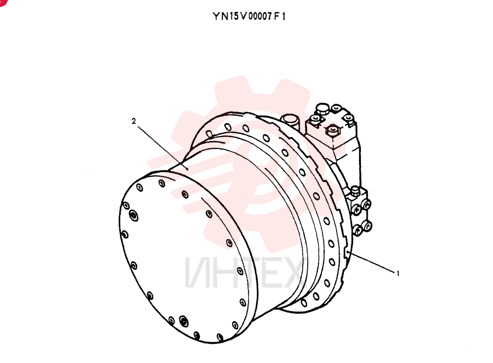 HYDRAULIC MOTOR YN15V00007F1